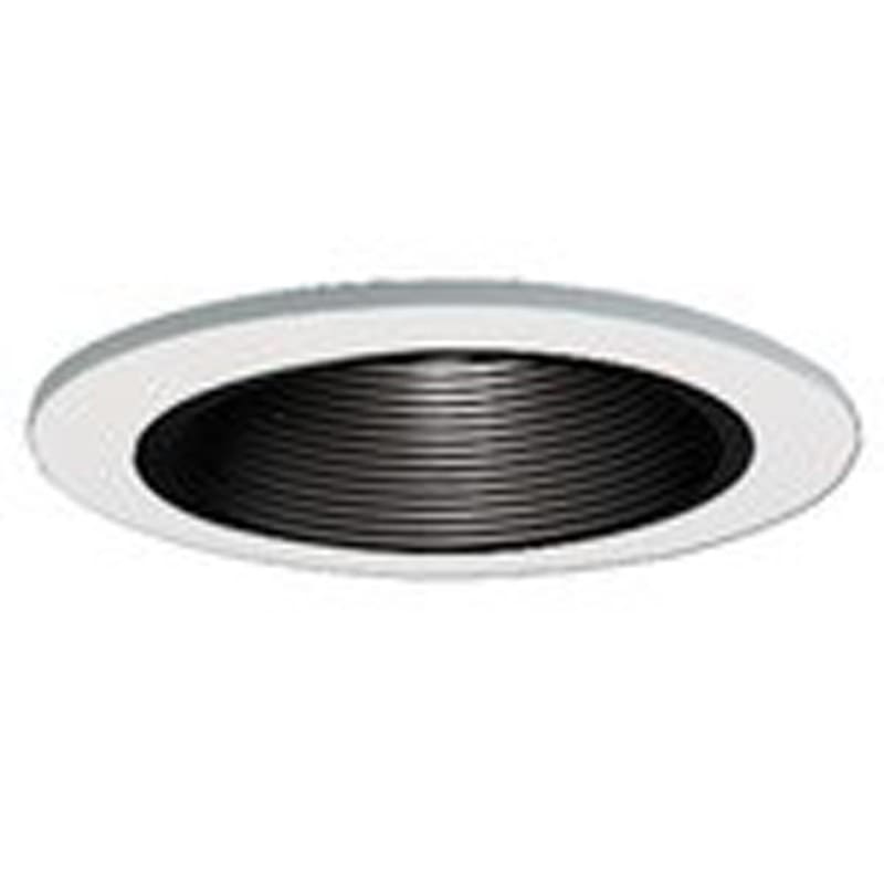 Halo 1493P 4" Trim Coilex Baffle, White/Black