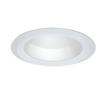 6121wh 6 shallow full cone white reflector white s