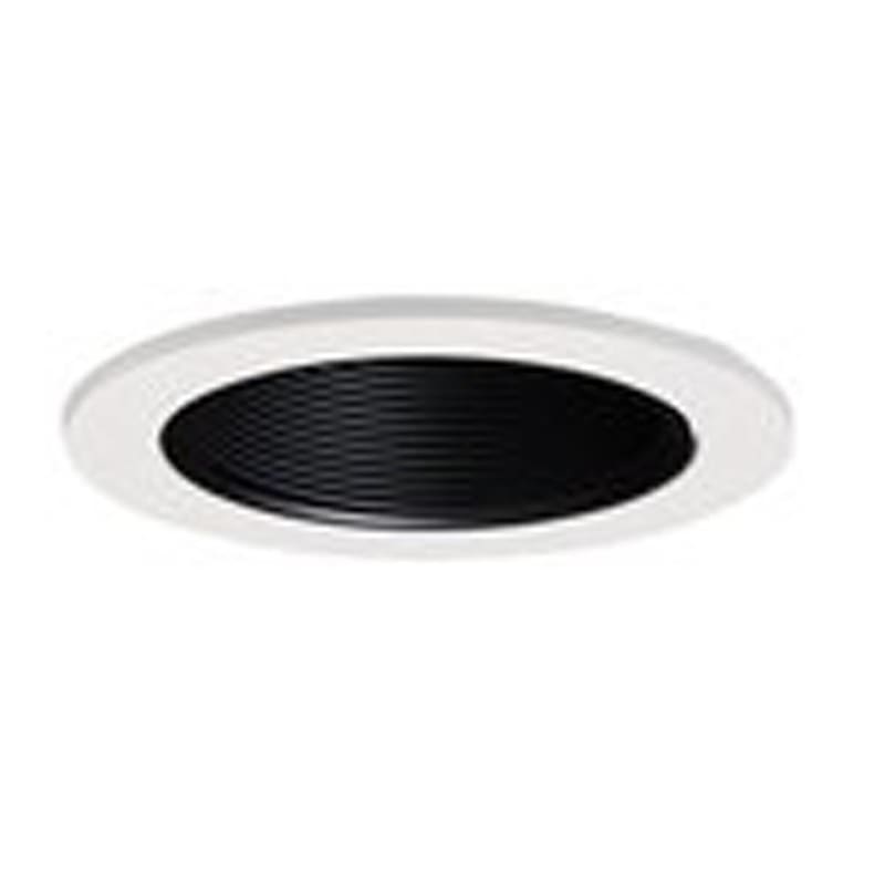 Halo 993P 4" Trim Coiled Baffle, White/Black Halo 993P 4" Trim Coiled Baffle, White/Black