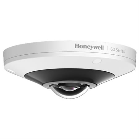 Honeywell HC60WFCR1-V 60 Series 12MP AI IR Fisheye Camera, WDR Up to 140 dB, 1.7mm Fixed Lens, PoE, IP66/IP67/NEMA 4X/IK10