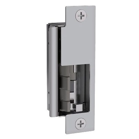 HES 8500-12/24D-630 Electric Strike Body, Fire-Rated, Compact, 12/24VDC, 0.24/0.12A, 5/16" Depth, Satin Stainless Steel, for 8500 Series Electric Strike
