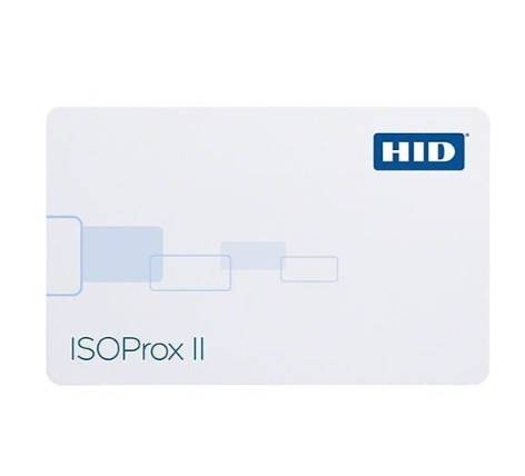 HID 1386 125 kHz Standard PVC Programmed IsoProx II Proximity Cards - 100 Card