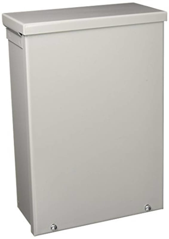 Hoffman A12R84 NEMA 3R Enclosure, Screw Cover, Galvanized, Paint Finish