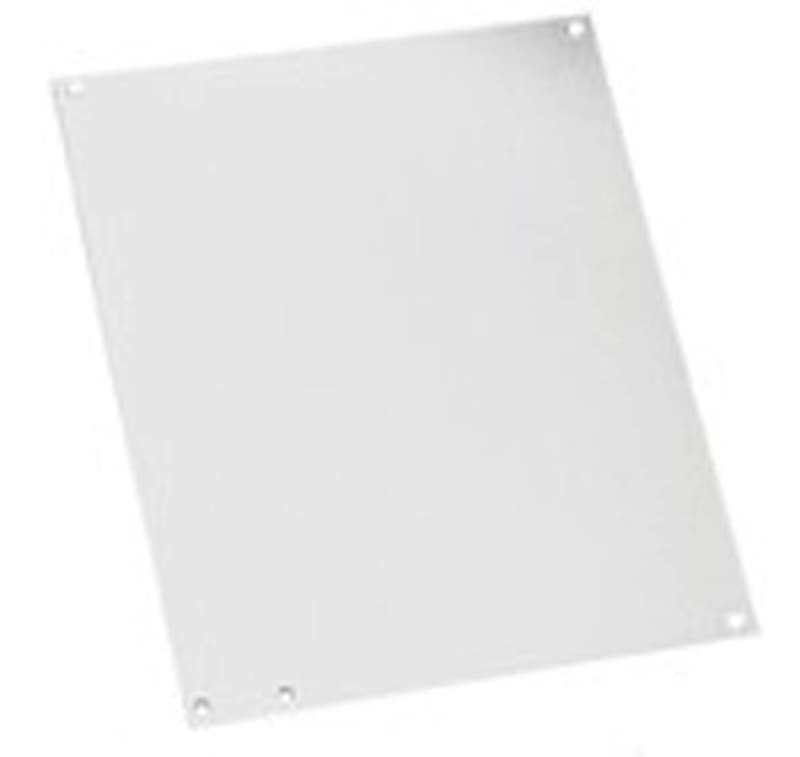 Hoffman A14N12P Panel for Enclosure, NEMA 1/3R, 14" x 12", Steel/White