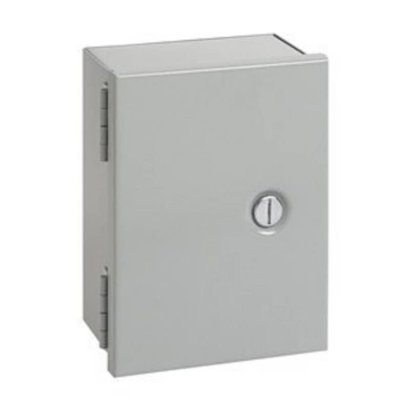 Hoffman A16N126 NEMA 1 Enclosure, Steel, Small, 16.00" x 12.00" x 6.00", Gray