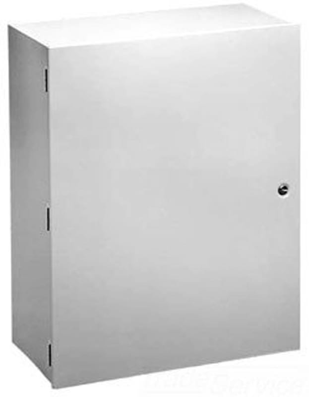Hoffman A16N12ALP Medium Enclosure, NEMA 1, Steel, 16.00" x 12.00" x 6.62", Gray