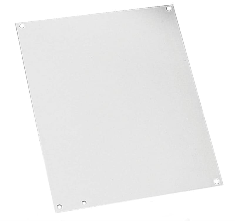 Hoffman A16N12P Panel, NEMA 1, Steel, 14.25" x 10.25", Fits 16" x 12", White
