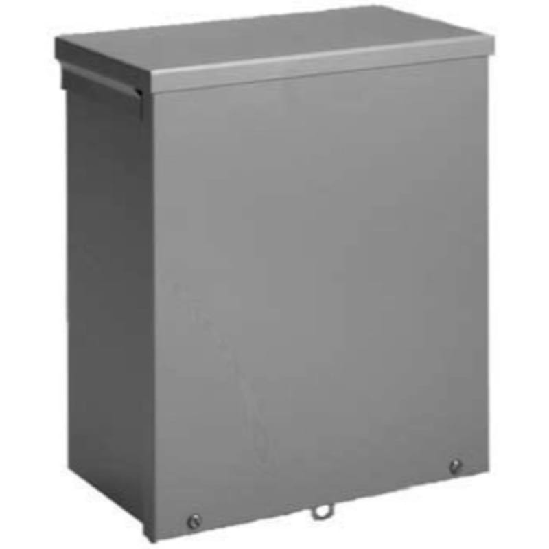 Hoffman NEMA 3R Enclosure, Screw Cover, Galvanized, Paint Finish, 18" x 18" x 8"