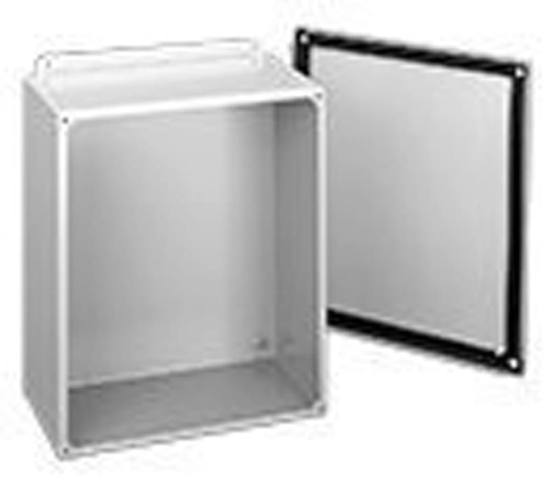 Hoffman A6044SC J Box, NEMA 12, Screw Cover, Steel, 6.00" x 4.00" x 4.00", Gray Hoffman A6044SC J Box, NEMA 12, Screw Cover, Steel, 6.00" x 4.00" x 4.00", Gray