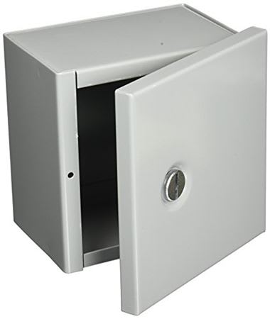Hoffman A6N64 NEMA 1 Enclosure, Steel, Small, 6.00" x 6.00" x 4.00", Gray