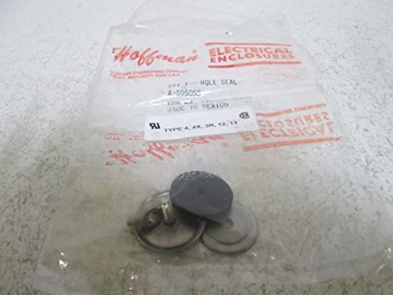 NVENT HOFFMAN AS050SS Conduit Hole Seal, 0.87 In Hole,SS