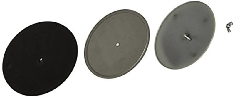 Hoffman AS400 Hole Seal for 4" Conduit, Steel, 5.12" Diameter, Gray