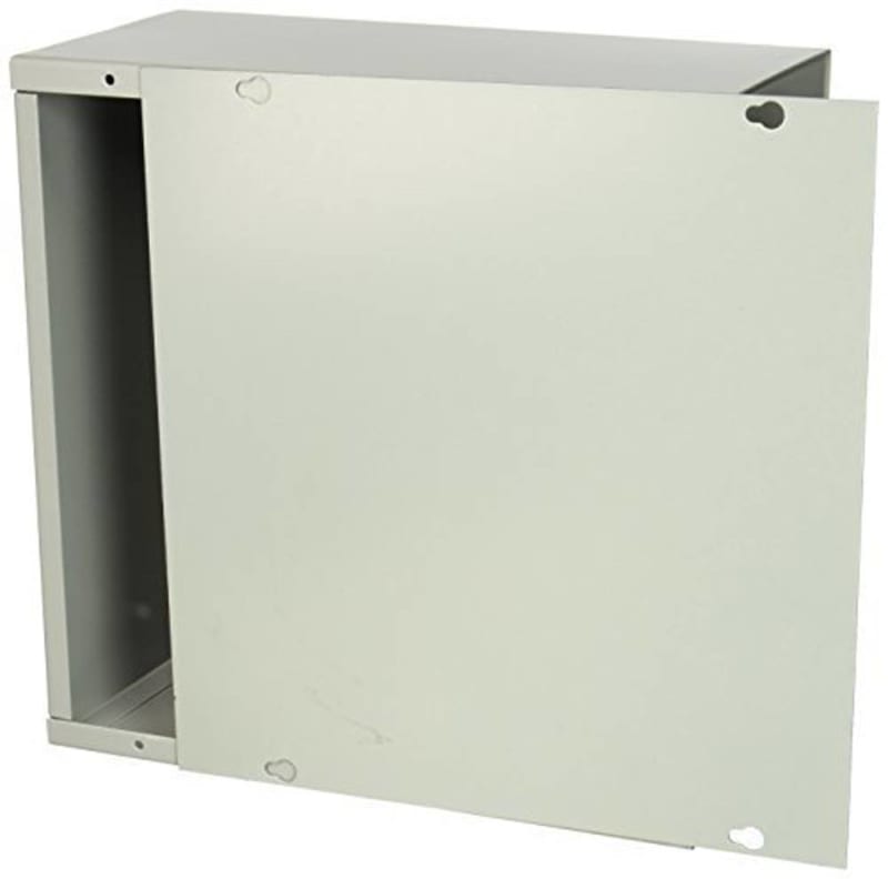 Hoffman ASE12X12X6NK Pull Box, Screw Cover, Steel, 12" x 12" x 6", Gray