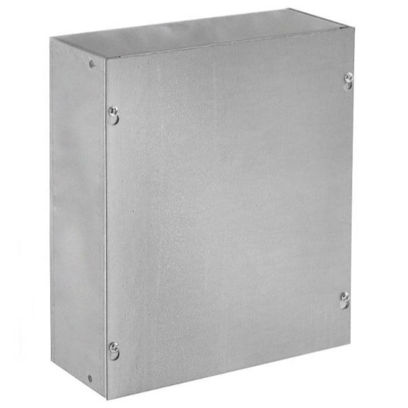 Hoffman ASE18X18X10NK Pull Box, Screw Cover, Steel, 18" x 18" x 10", Gray