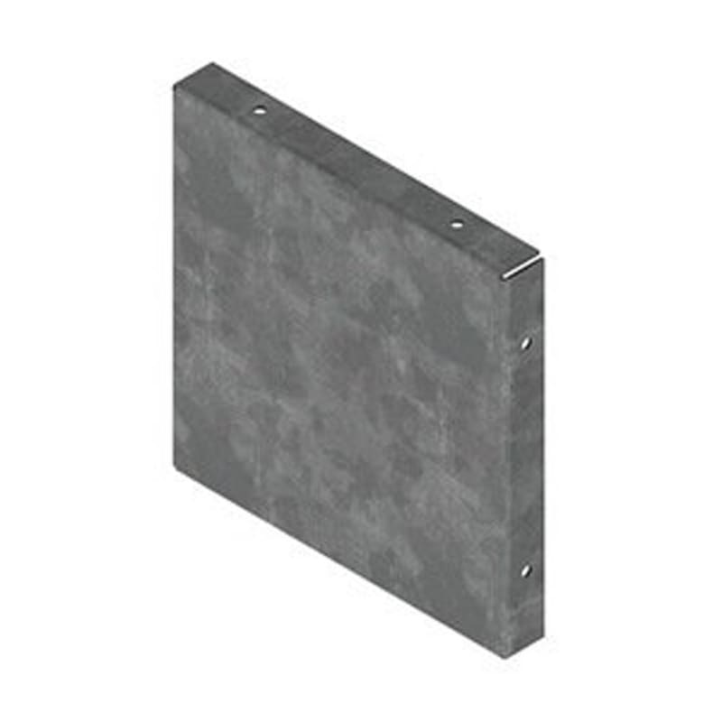 Hoffman F1010GCPNKGV Wireway, Closure Plate, NEMA 1, Galvanized, 10.00" x 10.00" Hoffman F1010GCPNKGV Wireway, Closure Plate, NEMA 1, Galvanized, 10.00" x 10.00"