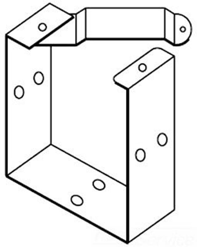 Hoffman F1010GUC Wireway, U- Connector, NEMA 1, Steel, Fits 10.00"x10.00", Gray Hoffman F1010GUC Wireway, U- Connector, NEMA 1, Steel, Fits 10.00"x10.00", Gray