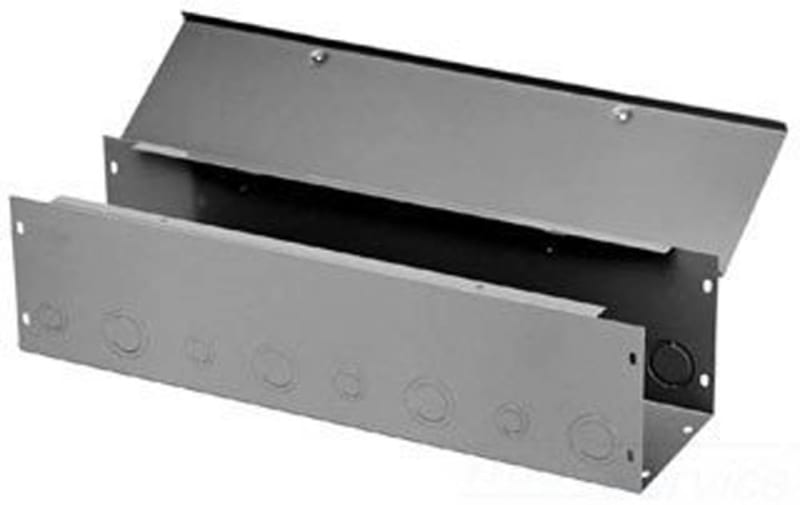 Hoffman F1212G24 Straight Section; 24"x12"x12", 14/16 Gauge Steel, ANSI 61 Gray