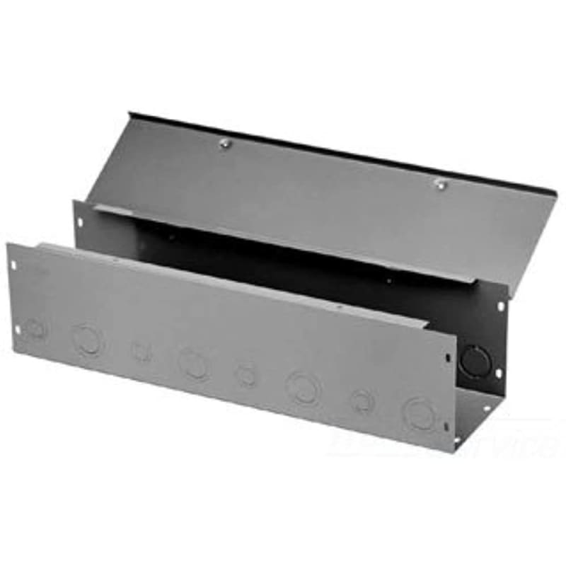 Hoffman Straight Section with Knockouts, Steel, 6.00" x 6.00" x 120.00", Gray Hoffman Straight Section with Knockouts, Steel, 6.00" x 6.00" x 120.00", Gray