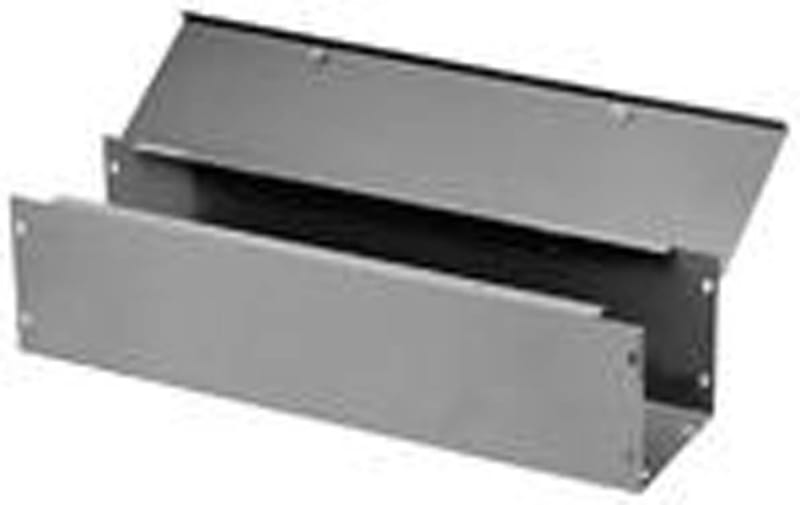Hoffman F66G18 Wireway, Type 1, Hinged-Cover, 6" x 6" x 18", Steel, Gray