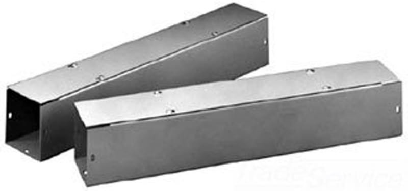 Hoffman Straight Section 24 In x 6 In x 6 In, 14/16 Gauge Pre-Painted Steel