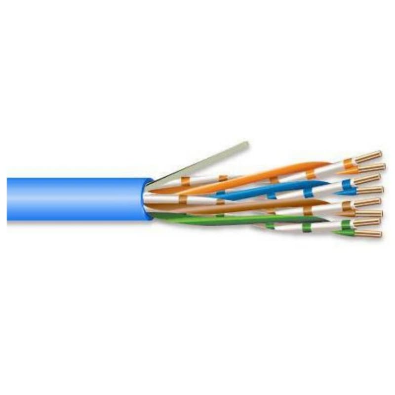 Cat5e, PVC, Reel-In-Box, Blue Cat5e, PVC, Reel-In-Box, Blue
