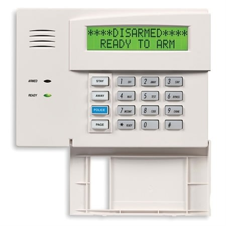 Honeywell Home 6160RF Deluxe Custom Alpha Keypad with Integrated Receiver for VISTA Systems