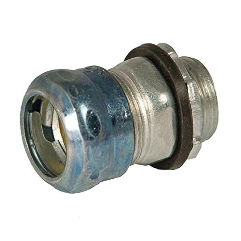 Raco 3/4" EMT Compression Connector, Rain Tight, 1-51/64" Overall Length  2903RT