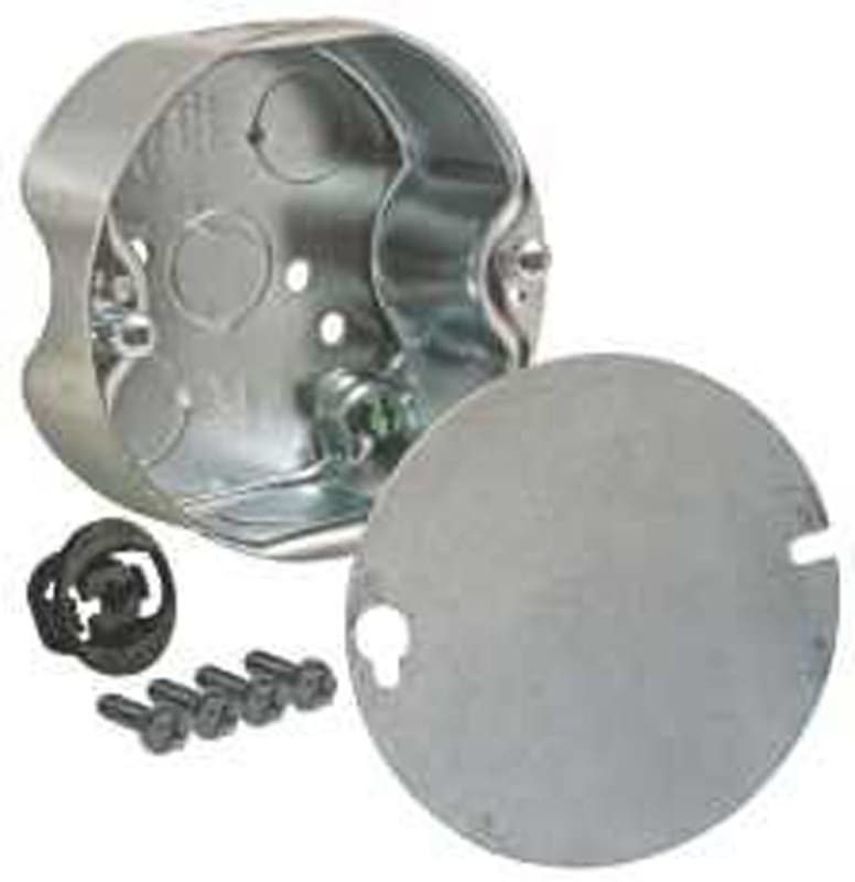 RACO 296-1 Electrical Box,Round Ceiling Pan,4X4 in