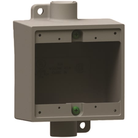 2fdc2m 34 2fdc 2gang iron device box