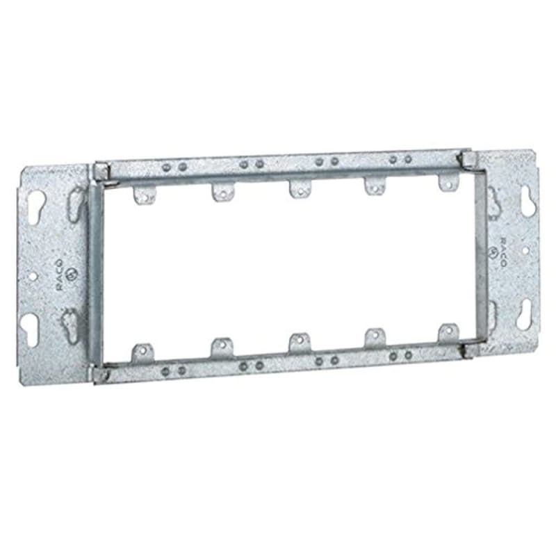Hubbell-Raco 824 Gang Box Device Cover, 5-Gang, 3/4" Raised Hubbell-Raco 824 Gang Box Device Cover, 5-Gang, 3/4" Raised