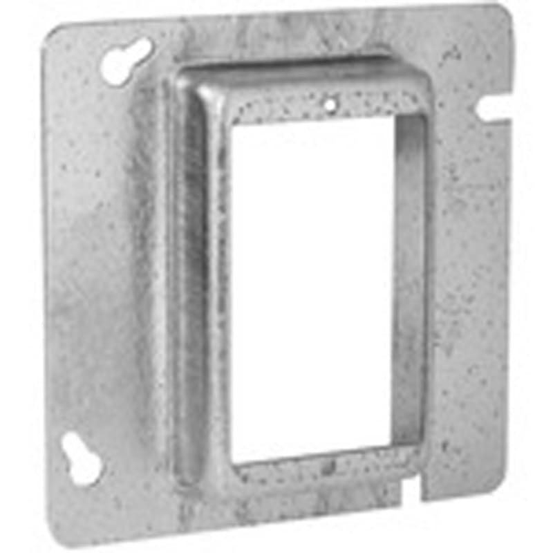 Hubbell-Raco 839 4-11/16" Square Cover, 1-Device, Mud Ring, 1" Raised, Drawn Hubbell-Raco 839 4-11/16" Square Cover, 1-Device, Mud Ring, 1" Raised, Drawn