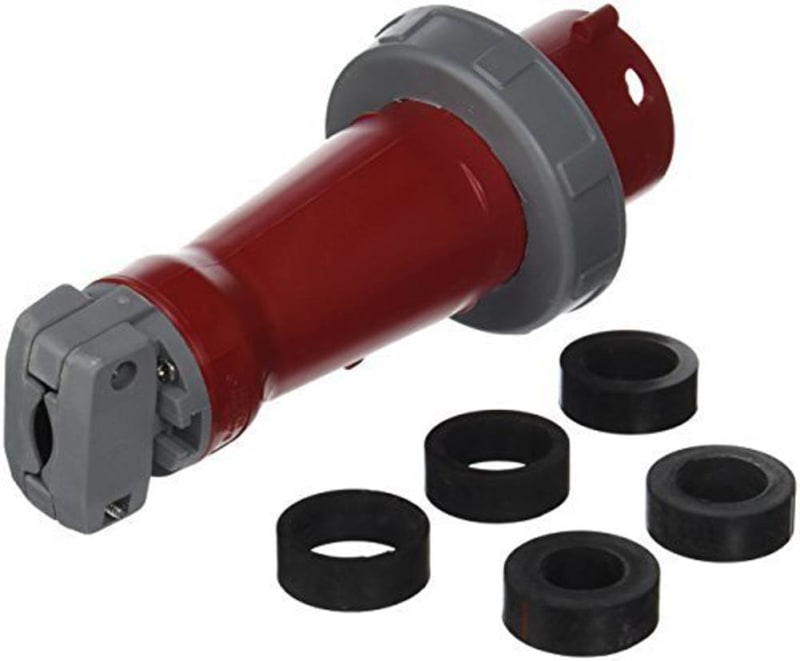 HUBBELL WIRING DEVICEKELLEMS HBL460P7W IEC Pin and Sleeve Plug,3P,4W,60A,480V HUBBELL WIRING DEVICEKELLEMS HBL460P7W IEC Pin and Sleeve Plug,3P,4W,60A,480V