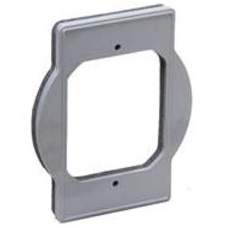 prba400g round box adapter nonmetallic gray