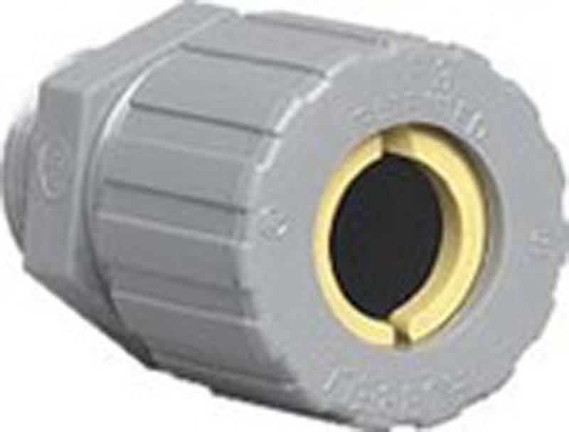 Hubbell-Killark 1/2" Straight Corrosion Resistant Nylon Cord Grip, 0.125-0.187" Hubbell-Killark 1/2" Straight Corrosion Resistant Nylon Cord Grip, 0.125-0.187"