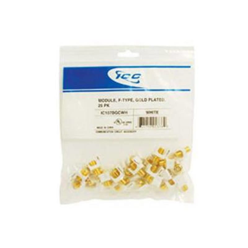 ICC 3/4 in. F-Type Gold Plated Module ICC 3/4 in. F-Type Gold Plated Module