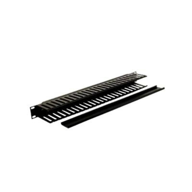 ICC CMSCMA41 Single Sided Front Finger Duct Panel; Horizontal Mount, 1-Rack Unit