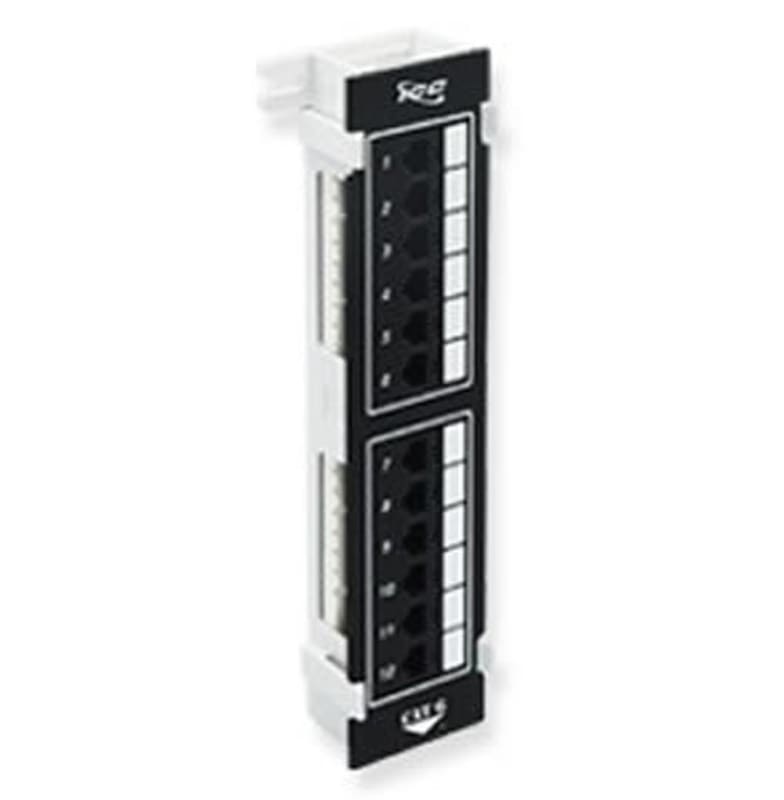 ICC Patch Panel, 12 Port CAT6, Vertical