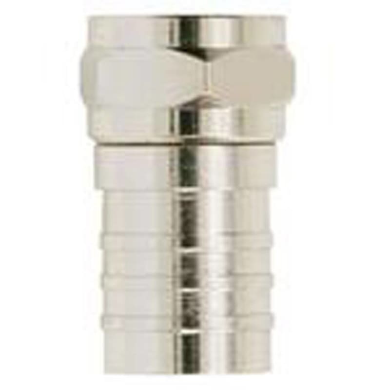Ideal 85-037 F Connector, RG6, Crimp-On Plug Ideal 85-037 F Connector, RG6, Crimp-On Plug