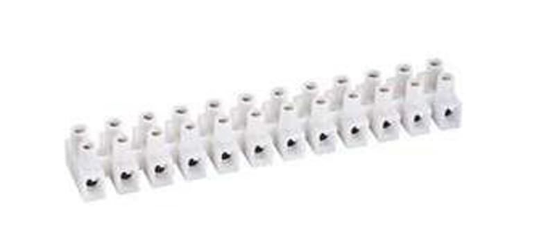Ideal Industries 89-612 Rugged Nylon 12 Barrier Strip 35 Amp 300 Volt