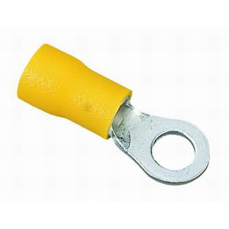 Ideal 83-2341 Vinyl Insulated Ring Terminal; 12-10 AWG, #10 Stud, 25/BX Ideal 83-2341 Vinyl Insulated Ring Terminal; 12-10 AWG, #10 Stud, 25/BX