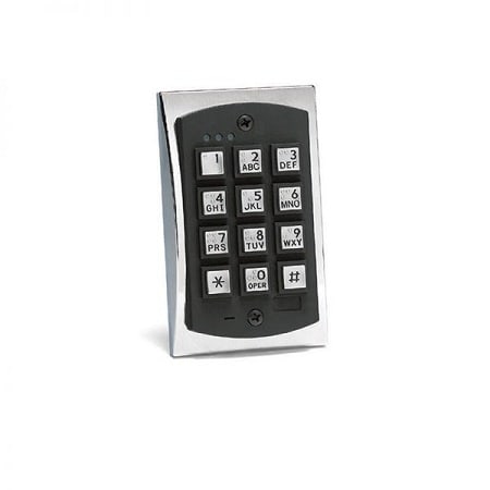 Linear Pro Access 2000em Style Flush-Mount Durable Metal Access Control Keypad