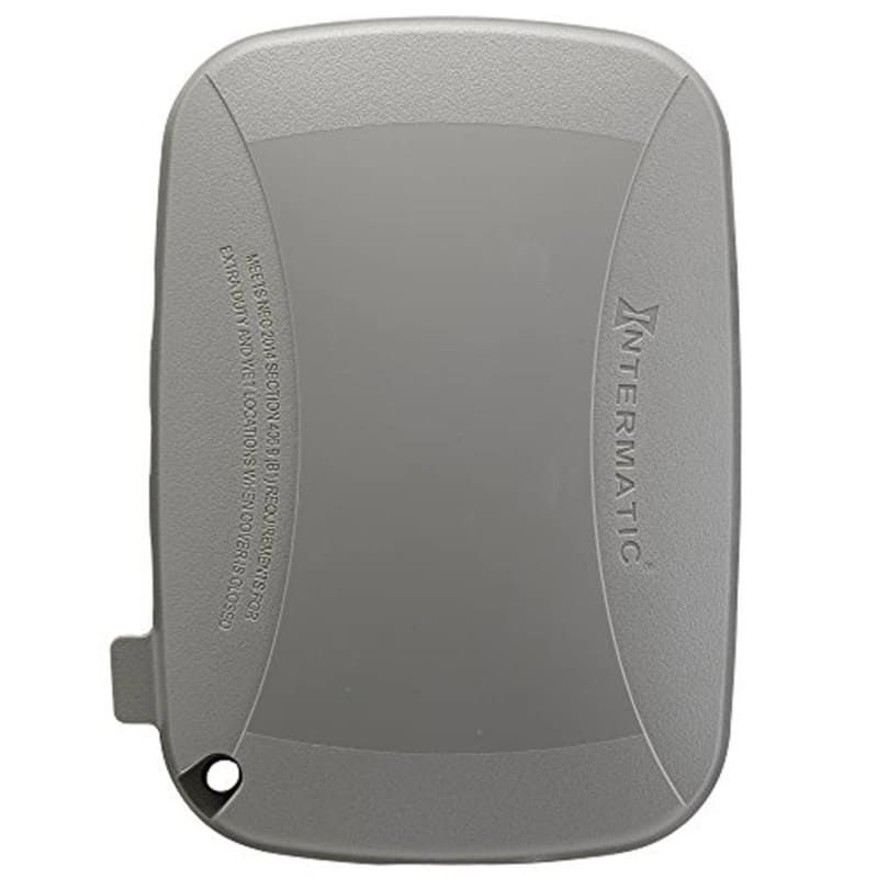 Intermatic WP5100G Extra Duty Plastic Weatherproof Cover 2.75" Single Gang, Grey