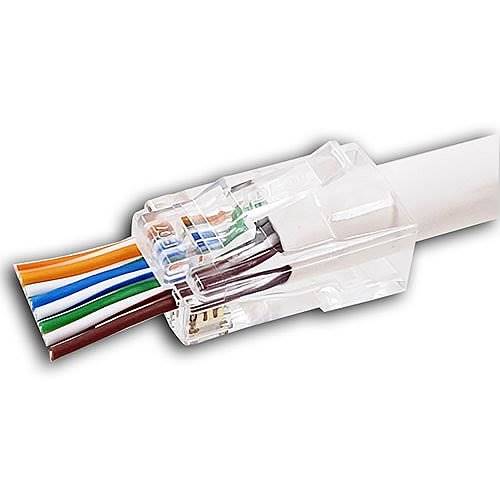 IDEAL 85-385 CAT6 and 6A Feed-Thru RJ-45, 50-Card IDEAL 85-385 CAT6 and 6A Feed-Thru RJ-45, 50-Card