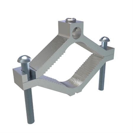 Ilsco AGC-4 Water Pipe Ground Clamp, 2-1/2 to 4", 6 AWG to 250 MCM, Aluminum Ilsco AGC-4 Water Pipe Ground Clamp, 2-1/2 to 4", 6 AWG to 250 MCM, Aluminum