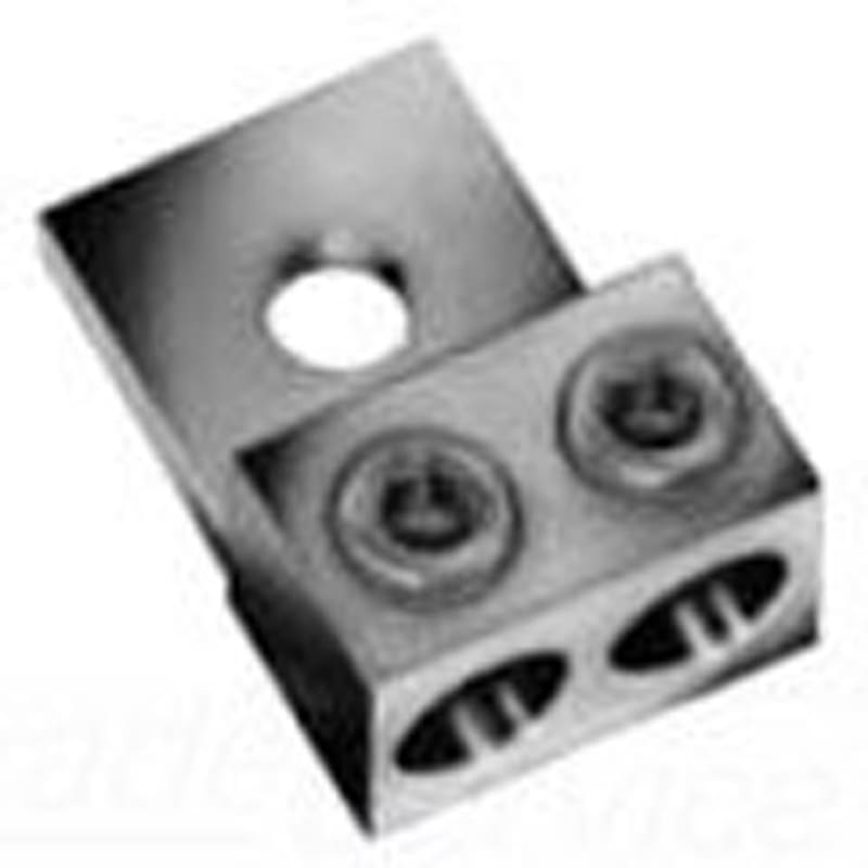 Ilsco AU-350 Mechanical Lug, 1-Hole, 2-Conductor, 6 AWG - 350 MCM, Aluminum