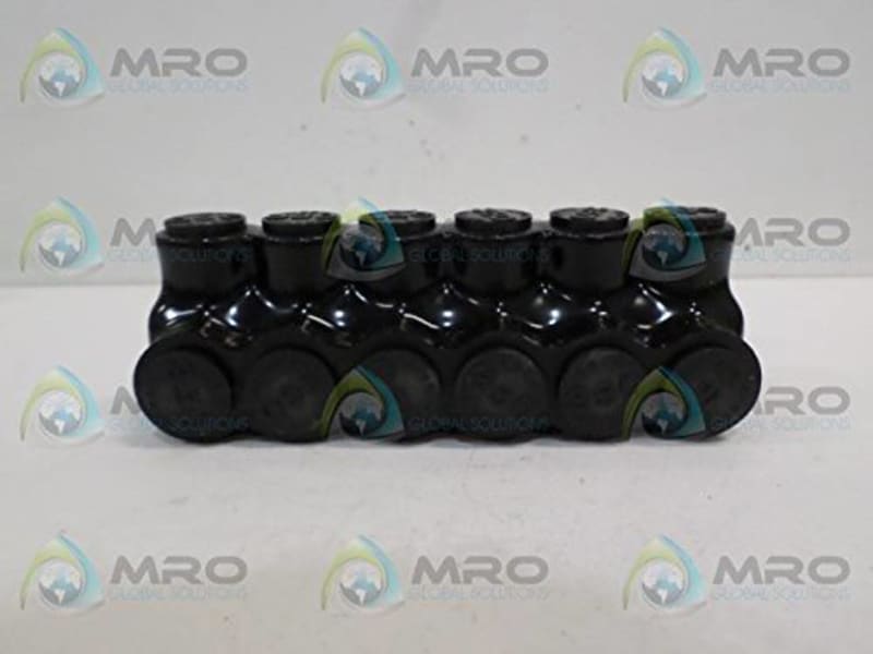 Ilsco Multi Tap Two Sided Connector 750 KCMIL-14 AWG, 6 Ports, 600 Volt Ilsco Multi Tap Two Sided Connector 750 KCMIL-14 AWG, 6 Ports, 600 Volt