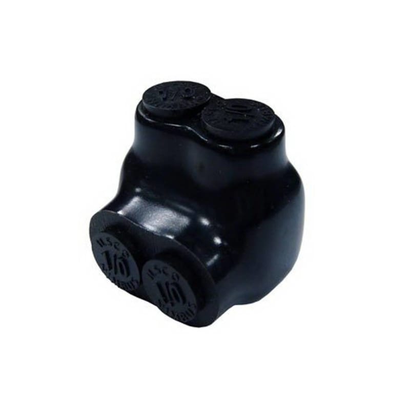 Ilsco PBTS-2-4 Multi Tap One Sided Connector; 2 Ports, 600 V, Plastisol, Black Ilsco PBTS-2-4 Multi Tap One Sided Connector; 2 Ports, 600 V, Plastisol, Black