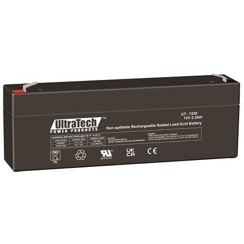 UltraTech IM-1220F1 12V, 2.5Ah SLA Battery, F1 Terminal UltraTech IM-1220F1 12V, 2.5Ah SLA Battery, F1 Terminal
