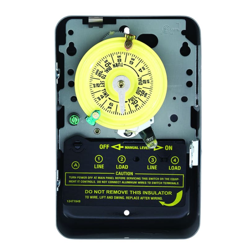 Intermatic T104 40A, 208-277V 24 Hour Heavy Duty Indoor Time Switch Intermatic T104 40A, 208-277V 24 Hour Heavy Duty Indoor Time Switch