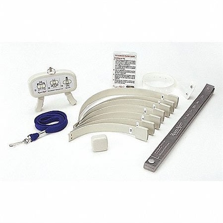 Securitas 804A2601 RoamAlert Starter Kit, Includes (1) Wrist Tag, (1) Removal Tool, (7) Straps, and (1) Package of Sizing Tools
